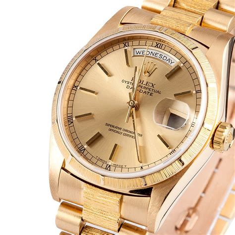 used gold rolex presidential for sale|pre owned rolex president gold.